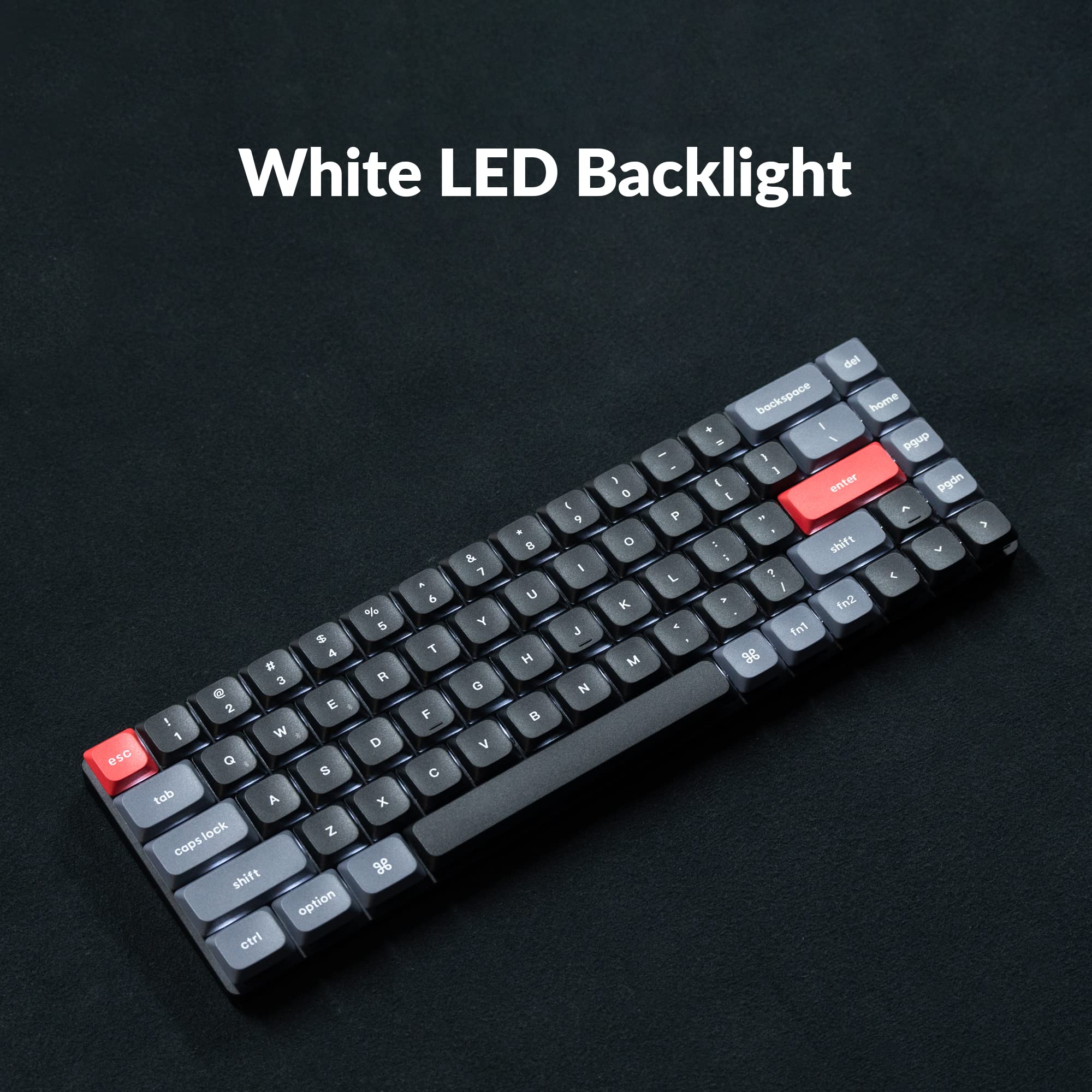 Keychron Teclado mecânico sem fio ultrafino K7 Pro QMK/VIA, layout